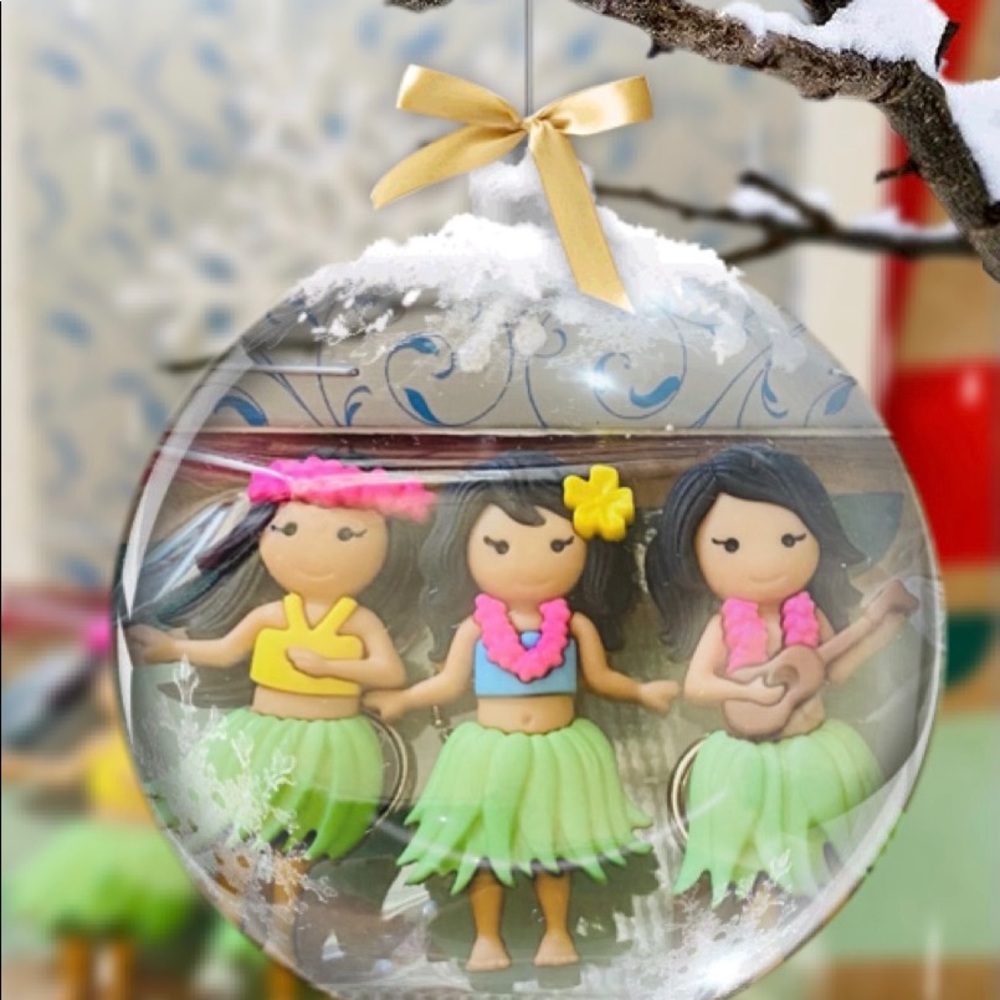 STARBUCKS🧜‍♀️ Straw & Hawaii Ornament Toppers Set